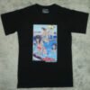 Colours Collectiv Premium cotton spandex blend 2D Panda: Rachel T shirt - Black, Large