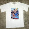 Colours Collectiv Premium cotton spandex blend 2D Panda: Rachel T shirt - White, Large